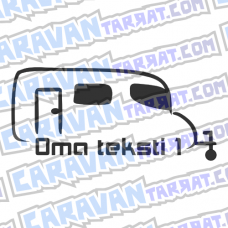 Leikattava vinyylitarra omalla tekstillä 031