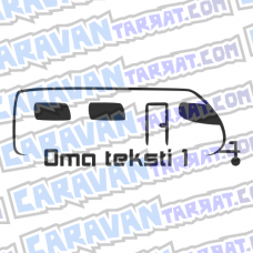 Leikattava vinyylitarra omalla tekstillä 040