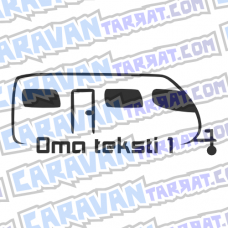 Leikattava vinyylitarra omalla tekstillä 042