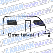 Leikattava vinyylitarra omalla tekstillä 044