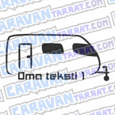 Leikattava vinyylitarra omalla tekstillä 045