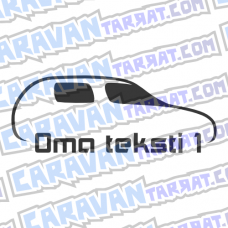 Leikattava vinyylitarra omalla tekstillä 046