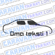 Leikattava vinyylitarra omalla tekstillä 047