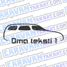 Leikattava vinyylitarra omalla tekstillä 048