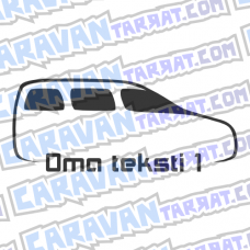 Leikattava vinyylitarra omalla tekstillä 050